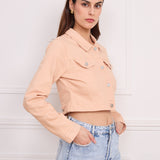 Veste courte en coton K3366