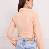 Veste courte en coton K3366
