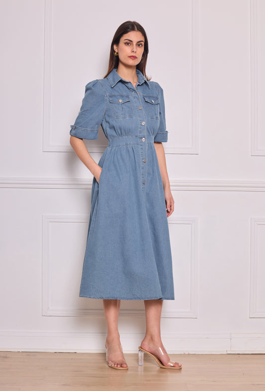 Robe en jeans K3367