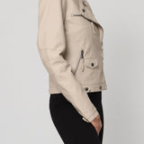 Perfecto avec doublure imprimé cachemire S0508