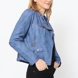 Perfecto avec doublure imprimé cachemire S0508