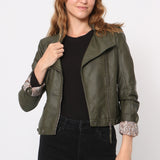 Perfecto avec doublure imprimé cachemire S0508