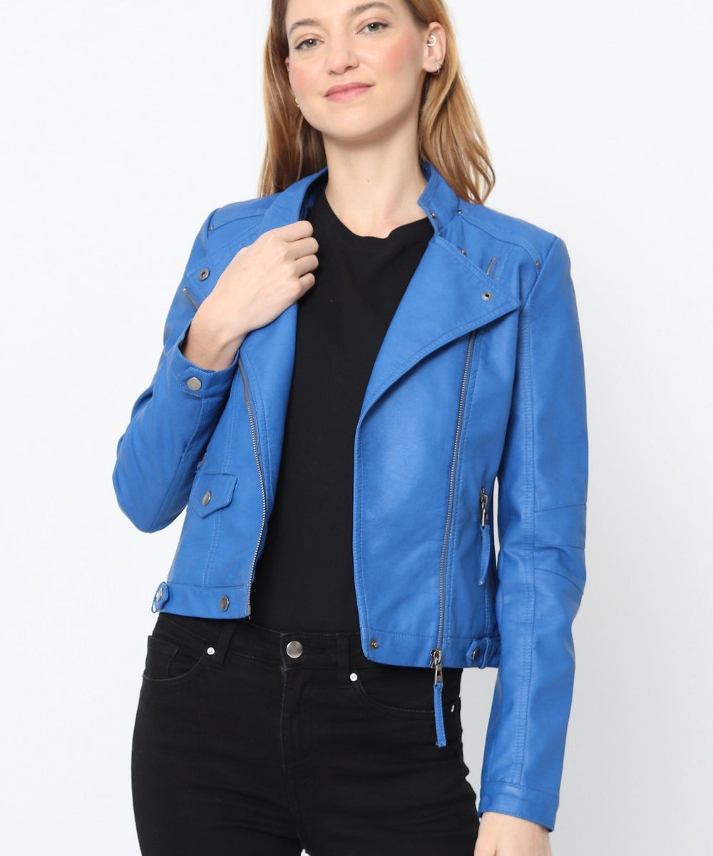 Perfecto avec doublure imprimé cachemire S0508
