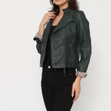 Perfecto avec doublure imprimé cachemire S0508