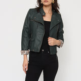 Perfecto avec doublure imprimé cachemire S0508