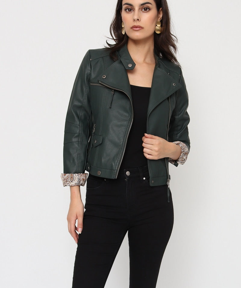 Perfecto avec doublure imprimé cachemire S0508
