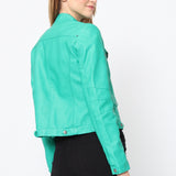 Perfecto avec doublure imprimé cachemire S0508