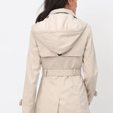 Trench déperlant ceinturé Clara