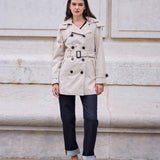 Trench déperlant ceinturé Clara