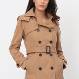 Trench déperlant ceinturé Clara