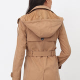 Trench déperlant ceinturé Clara