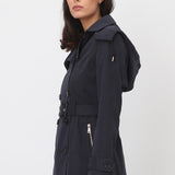 Trench déperlant ceinturé Clara