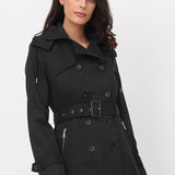 Trench déperlant ceinturé Clara