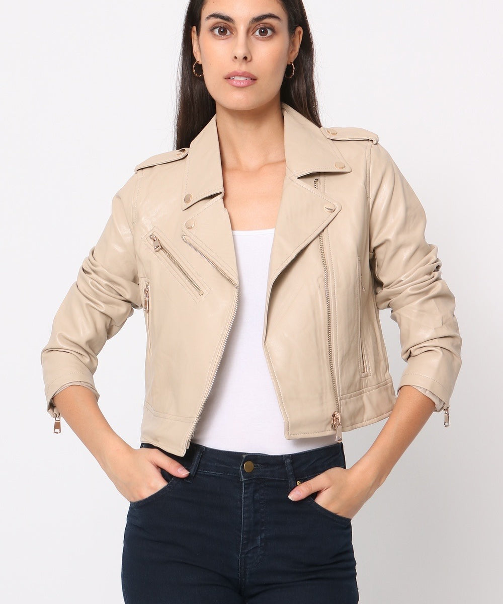 Blouson perfecto simili cuir soft S2737