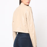 Blouson perfecto simili cuir soft S2737