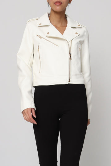 Blouson perfecto simili cuir soft S2737