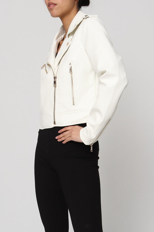 Blouson perfecto simili cuir soft S2737