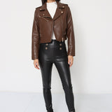 Blouson perfecto simili cuir soft S2737