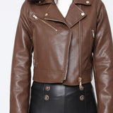 Blouson perfecto simili cuir soft S2737