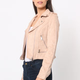 Blouson perfecto en suédine S2767