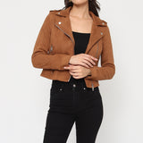Blouson perfecto en suédine S2767