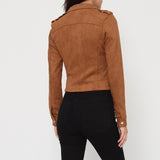 Blouson perfecto en suédine S2767