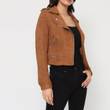 Blouson perfecto en suédine S2767