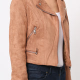 Blouson perfecto en suédine S2767