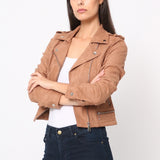 Blouson perfecto en suédine S2767