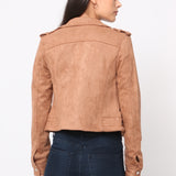 Blouson perfecto en suédine S2767