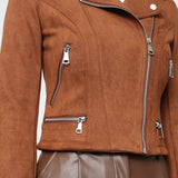 Blouson perfecto en suédine S2767