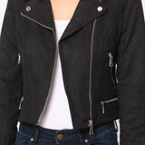 Blouson perfecto en suédine S2767