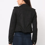 Blouson perfecto en suédine S2767