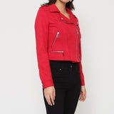 Blouson perfecto en suédine S2767
