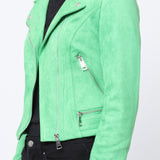 Blouson perfecto en suédine S2767