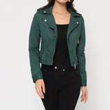 Blouson perfecto en suédine S2767