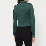 Blouson perfecto en suédine S2767