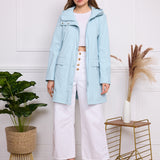 Veste imperméable effet gomme S3801