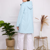 Veste imperméable effet gomme S3801