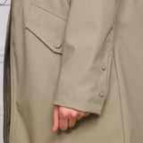 Veste imperméable effet gomme à cordon S3802