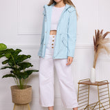 Parka imperméable ceinturée Jade rupture