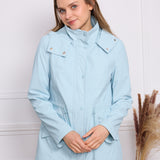 Parka imperméable ceinturée Jade rupture