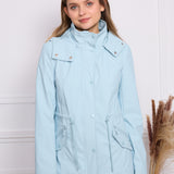 Parka imperméable ceinturée Jade rupture
