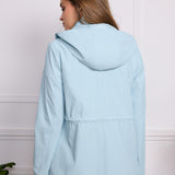 Parka imperméable ceinturée Jade rupture