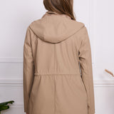 Parka imperméable ceinturée Jade rupture