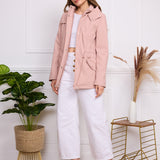 Parka imperméable ceinturée Jade rupture