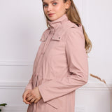 Parka imperméable ceinturée Jade rupture
