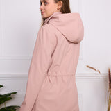 Parka imperméable ceinturée Jade rupture