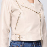 Veste perfecto en simili cuir S4720
