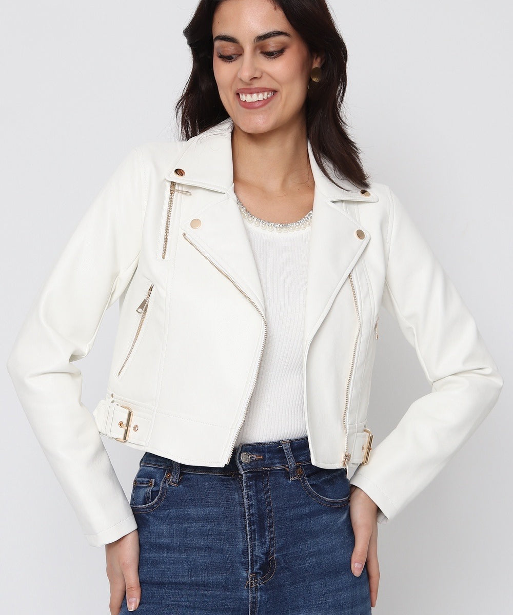 Veste perfecto en simili cuir S4720